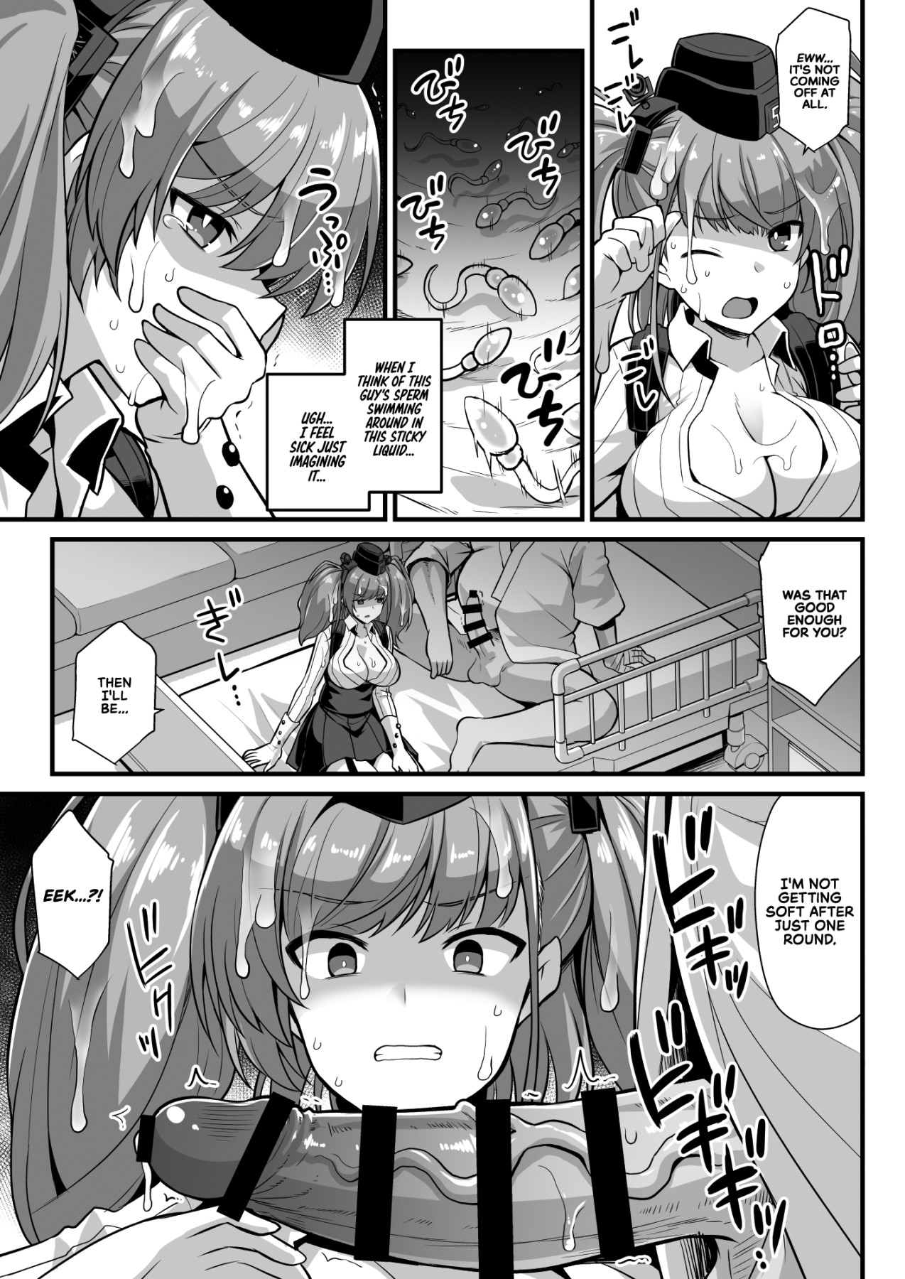 Hentai Manga Comic-The Night Before the Shipgirl's New Post - Atlanta's Voluntary Breast and Sexual Service-Read-8